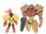 Rating: s
ID: 5594133
Date: 2025-05-24 01:10:17 -0400
Status: active
Score: 19
arm_cannon armarouge armor crossover duo ellipsis female generation_9_pokemon headgear helmet human machine mammal metroid nintendo pokemon pokemon_(species) power_armor samus_aran simple_background speech_bubble varia_suit visor wata-ridley weapon post #5594133