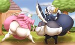 Rating: q
ID: 5652201
Date: 2025-06-18 21:22:22 -0400
Status: active
Score: 14
animal_crossing anthro big_breasts big_butt blue_eyes blues64 blush book bottomless breasts butt butt_slap canid canid_demon canine clothed clothing crossover demon domestic_pig duo female fingerless_gloves gala_(animal_crossing) gloves grey_hair hair handwear hellhound helluva_boss hi_res hooved_toes hooves huge_breasts huge_butt huge_hips huge_thighs hyper hyper_breasts hyper_butt legwear loona_(helluva_boss) mammal marauder6272 multicolored_body mythological_canine mythological_creature mythology nintendo open_mouth plant shirt slap suid suine sus_(pig) thick_thighs thigh_highs topwear tree two_tone_body white_body wide_hips post #5652201