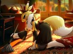 Rating: s
ID: 5583277
Date: 2025-05-19 06:17:48 -0400
Status: active
Score: 25
2025 absurd_res all_fours anthro arm_tuft bandai_namco biped black_clothing black_dress black_nose black_sclera blue_eyes blue_markings bow_accessory claws cleaning cleaning_tool clothed clothing digimon digimon_(species) dipstick_ears dipstick_tail dress ear_markings eye_markings feather_duster female gloves_(marking) hi_res holding_object inside leg_markings lily_(artist) maid_headdress maid_uniform markings multicolored_ears neck_tuft renamon shoulder_tuft sleeves socks_(marking) solo tail tail_markings tuft uniform white_markings yellow_body post #5583277