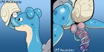 ambiguous_gender ambiguous_penetrating ambiguous_penetrating_male anal anal_penetration animal_genitalia animal_penis balls big_balls big_butt big_penis blue_body butt countershading darkened_genitalia deep_throat digital_media_(artwork) erection feral forced fossil_pokemon generation_1_pokemon genitals group hi_res horn huge_butt lapras male male/ambiguous male_penetrated marine mollusk neck_bulge nintendo omanyte omastar oral oral_penetration penetration penis penis_backwards penis_squeeze pokemon pokemon_(species) rape rapistwerewolf rear_view reptile restrained scalie sex shell simple_background spread_legs spreading tentacle_in_mouth tentacle_penetration tentacle_rape tentacle_sex tentacles turtle urethral vein veiny_penis