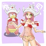 1:1 alternate_species bottomwear bow_panties bow_underwear breasts clothing cosplay costume duo female generation_1_pokemon generation_2_pokemon hair human humanized long_hair low_res mammal marine navel nintendo panties pattern_bottomwear pattern_clothing pattern_panties pattern_underwear pink_hair pokemon pokemon_(species) pokemon_costume ranphafranboise shellder shellder_(slowking) slowking striped_bottomwear striped_clothing striped_panties striped_underwear stripes tail translucent translucent_clothing under_boob underwear yellow_clothing yellow_eyes yellow_panties yellow_underwear