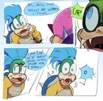 2024 anthro bodily_fluids brother_(lore) brothers_(lore) colored comic dialogue digital_drawing_(artwork) digital_media_(artwork) fangs group hi_res iggy_koopa ionettam koopa koopaling larry_koopa light lighting line_art male mario_bros nintendo reptile roy_koopa scalie shaded shadow shocked sibling_(lore) slang speech_bubble standing sweat sweatdrop talking_to_another teeth trio turtle wide_eyed