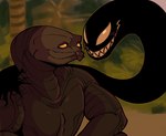 alien duo halo_(series) hi_res male male/male marvel microsoft sangheili seddient symbiote venom_(marvel) vyl_'kodom xbox_game_studios