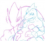 Rating: q
ID: 403156
Date: 2013-11-18 15:51:02 -0500
Status: active
Score: 17
ambiguous_gender avian blush bodily_fluids breath duo fan_character feral feraligatr generation_1_pokemon generation_2_pokemon goo_creature grabbing_from_behind interspecies legendary_pokemon licking lizardman_(artist) lugia muk muklugia nintendo oral panting pokemon pokemon_(species) simple_background sketch slime teardrop tears tongue tongue_out post #403156