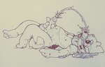 Rating: e
ID: 5425276
Date: 2025-03-10 19:31:27 -0400
Status: active
Score: 42
3_toes anthro balls bodily_fluids buizel dvlsh_(artist) feet generation_4_pokemon genital_fluids genitals hi_res humanoid_genitalia humanoid_penis lying male nintendo nude on_back open_mouth peeing peeing_on_self penis pokemon pokemon_(species) solo toes urine urine_on_face urine_on_own_face urine_on_self watersports post #5425276