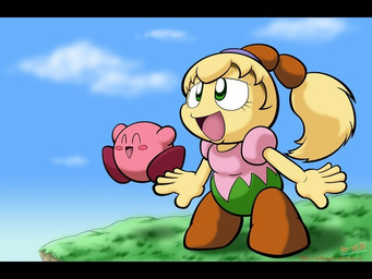 Rating: s
ID: 5216204
Date: 2024-12-01 07:53:34 -0500
Status: active
Score: 6
4:3 alien ambiguous_gender archived_source black_bars blonde_hair blush blush_stickers breasts child cliff clothing detailed_background duo eyes_closed female green_eyes hair humanoid japanese_description jumping kirby kirby:_right_back_at_ya! kirby_(series) letterbox long_hair looking_up nintendo not_furry open_mouth pink_body ponytail smile ten_nekosupi tiff_(kirby) unknown_species waddling_head yellow_body young young_female young_humanoid post #5216204