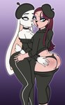 Rating: q
ID: 5566250
Date: 2025-05-12 04:48:02 -0400
Status: active
Score: 25
absurd_res anthro beret_girl big_butt big_ears black_beret black_bottomwear black_clothing black_eyes black_hat black_headwear black_nose black_pants black_sweater black_thong black_topwear black_underwear blush blush_lines bodily_fluids boleroofbooty bottomwear bottomwear_down breasts butt butt_grab canid canine canis choker cleavage clothed clothing disney domestic_dog duo ear_piercing eye_bags eyelashes eyeshadow female female/female floppy_ears fur glistening glistening_butt goof_troop green_eyes hair hand_on_butt hat headgear headwear hi_res jewelry lagomorph leporid lerose long_ears long_hair lop_ears makeup mammal medium_breasts necklace pants pants_down parsnip_(game) partially_clothed piercing pink_nose purple_background purple_eyeshadow purple_hair rabbit saliva saliva_string scut_tail short_tail simple_background sweater tail tan_body tan_fur the_testimony_of_trixie_glimmer_smith thick_thighs thong topwear underwear undressing_another white_body white_fur wide_hips post #5566250