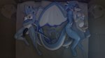 altrue anthro balls bed blue_body blue_scales breasts conditional_dnp dragon elana_(altrue) erection furniture genitals group gynomorph herm high-angle_view incest_(lore) intersex intersex/intersex jewelry long_tail lying male maleherm mother_(lore) mother_and_child_(lore) mother_and_son_(lore) mythological_creature mythological_scalie mythology nipple_piercing nipples on_back on_side parent_(lore) parent_and_child_(lore) parent_and_son_(lore) pawpadcomrade penis piercing scales scalie sex sleep_sex sleeping son_(lore) tahara_(altrue) tail tail_around_waist trio white_body white_scales wings