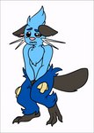 2d_animation accident animated anthro blue_body blue_fur bodily_fluids chest_tuft clenched_teeth colored crying dewott dewy_(lilycelebi) digital_drawing_(artwork) digital_media_(artwork) embarrassed eyebrows fangs fluffy_chest fluffy_legs fur generation_5_pokemon genital_fluids genitals glistening glistening_eyes grey_ears grey_tail head_tuft holding_crotch lilycelebi lilysprivateshrine male nintendo omorashi peeing peeing_on_ground penis pink_penis pokemon pokemon_(species) potty_dance puddle ripples scalchop short_playtime simple_background solo tail tears teeth tuft urine urine_on_ground urine_pool urine_stream watersports whiskers white_background yellow_urine