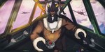 Rating: s
ID: 4980791
Date: 2024-08-12 04:53:29 -0400
Status: active
Score: 11
0l-fox-l0 2:1 absurd_res aircraft airplane anthro armor bapho_(0l-fox-l0) baphomet_(deity) black_body black_fur bovid caprine caprine_demon clothing cockpit deity demon facial_piercing fur goat goat_demon hair headgear helmet hi_res inside_airplane jacket male mammal nose_piercing nose_ring piercing pilot ring ring_piercing sky solo sun topwear vehicle white_hair yellow_eyes post #4980791