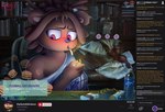Rating: s
ID: 5654447
Date: 2025-06-19 21:35:36 -0400
Status: active
Score: 12
anthro bear bombay_(artist) cigarette cigarette_in_mouth clothing detailed_background dreadlocks english_text female frenlivet_(bombay) hi_res large_shirt livestream male mammal object_in_mouth smoking solo stream_chat text topwear post #5654447