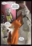 2018 anthro butt camel_toe canid canine clothing comic disney duo english_text female flat_chested footwear fox fur green_eyes grey_body grey_fur hi_res judy_hopps lagomorph legwear leporid male mammal mystic_spring_oasis nick_wilde open_mouth panties purple_eyes rabbit red_body red_fox red_fur robcivecat seductive socks speech_bubble teeth text toeless_footwear toeless_legwear toeless_socks tongue true_fox underwear undressing zootopia