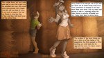 16:9 annie_(catastrophe) anthro domestic_cat duo english_text faf felid feline felis female lagomorph leporid male mammal milo_(catastrophe) rabbit text widescreen