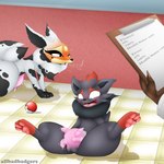 1:1 absurd_res allbadbadgers animal_noises assimilation bending bodily_fluids bovid bovine breast_milking cattle comic conditional_dnp crossgender drain eevee english_text female feral floatzel gender_transformation generation_1_pokemon generation_4_pokemon generation_5_pokemon hi_res huge_filesize hybrid hypnosis infection lactating mammal milk mind_control mooing nintendo pokemon pokemon_(species) pokemon_speak sequence teats text trans_(lore) transformation udders zorua