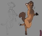Rating: e
ID: 5552411
Date: 2025-05-06 05:42:36 -0400
Status: active
Score: 2
2025 animal_genitalia anthro arched_back bingo_(truemew) biped brown_body brown_fur clenched_teeth digital_media_(artwork) emanata eyebrows eyes_closed fluffy fluffy_tail fur genitals gulonine hair hand_behind_back head_tuft male mammal marten mustelid musteline nipples nude pawpads paws pink_nipples raised_leg sable_(marten) sheath sketch solo standing tail teeth truemew tuft white_inner_ear post #5552411