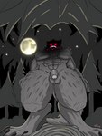 3:4 abs anthro ball_tuft balls bared_teeth big_balls big_penis canid canine chest_tuft dark darkness digitigrade drow462 duo face_in_shadow fangs first_person_view fluffy fluffy_tail forest full_moon fur genitals glowing glowing_eyes half-erect hi_res humanoid_genitalia humanoid_penis looking_at_viewer looking_down looking_down_at_viewer low-angle_view male mammal moon muscular muscular_anthro muscular_male mythological_canine mythological_creature mythology night obscured_face penis plant red_eyes shadow_face sharp_teeth shrub sleeping_bag tail teeth tree tuft vein veiny_balls veiny_penis werecanid werecanine werecreature werewolf