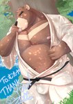 Rating: e
ID: 4748982
Date: 2024-04-28 14:50:23 -0400
Status: active
Score: 19
2024 anthro bear belly black_nose bottomwear brown_body bulge clothing detailed_background humanoid_hands juuichi_mikazuki keikogi kemono male mammal martial_arts_uniform moobs morenatsu musclegut muscular navel nipples outside overweight overweight_male pants plant solo sportswear tail_person tree post #4748982