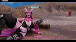 16:9 3d_(artwork) anthro big_breasts blender_(artwork) breasts clothed clothing digital_media_(artwork) female fur heart_symbol hi_res looking_at_viewer lovander open_mouth pal_(species) palworld pink_body pocketpair solo thez3nith thick_thighs wide_hips widescreen