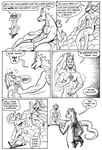 2024 anthro apode big_penis black_and_white clothing comic dialogue digital_drawing_(artwork) digital_media_(artwork) draconcopode dragon english_text equid equine female flat_chested genitals group gustav_(here_there_be_dragons) hatching_(art) here_there_be_dragons horse imminent_sex karno larger_female legless line_art lying magic magic_user male male/female mammal monochrome muscular mythological_creature mythological_scalie mythology naga nude on_side oracle_ruzuya penis reptile scalie serpentine shaded size_difference smaller_male snake text trio undressing zashy