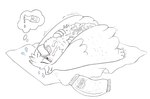 Rating: q
ID: 4557313
Date: 2024-01-25 21:43:51 -0500
Status: active
Score: 10
ambiguous_gender avian beak blush blush_lines bodily_fluids condiment_packet cooking_with_furs fan_character feathers feral food food_creature food_fetish food_play food_transformation gryphon hasbro hi_res hot_sauce icaron lying motion_lines my_little_pony mythological_avian mythological_creature mythology on_back open_mouth paper partially_colored paws sketch solo sweat sweatdrop taco text thought_bubble transformation post #4557313