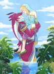 Rating: s
ID: 3026823
Date: 2021-11-15 14:03:18 -0500
Status: active
Score: 45
2020 blonde_hair blush breath_of_the_wild clothed clothing crossdressing duo eye_contact gerudo_outfit hair hands_on_ears hi_res holding_partner humanoid larger_male link looking_at_another male marine nintendo partially_submerged prince_sidon shiro_tori signature size_difference smaller_male the_legend_of_zelda zora post #3026823