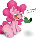 anon anthro asking asking_another asking_for_more big_butt blush bodily_fluids butt color_edit colored conditional_dnp dialogue digitaldomain123 drooling duo english_text equid equine friendship_is_magic glistening_heart hasbro heart_font heart_symbol heart_triplet horse human kneeling mammal my_little_pony pinkie_pie_(mlp) pony purple_yoshi_draws question questioning_tone saliva saliva_string semi-anthro solo_focus talking_to_another talking_to_partner text third-party_edit yes-no_question