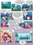 alternate_species clothed clothing comic dialogue english_text equid female friendship_is_magic gem hair hasbro hi_res human humanized mammal mauroz midriff multicolored_hair my_little_pony mystic_(disambiguation) navel pink_hair pinkie_pie_(mlp) purple_hair school text twilight_sparkle_(mlp) two_tone_hair