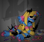 Rating: e
ID: 5546857
Date: 2025-05-03 18:51:11 -0400
Status: active
Score: 2
2025 ambiguous_gender animate_inanimate anthro begging black_blood blood bodily_fluids bruised_eye candy candy_bowl colored_blood crying dandy's_world dessert drugged duo fangs female food gore hi_res ichor living_pinata lying on_side pinata ribbons shadow shaking substance_intoxication tears teeth torn_ear trembling unusual_blood unusual_bodily_fluids vexedcalyx yatta_(dandy's_world) post #5546857