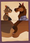 absurd_res anthro battycat clothing comic dani_(battycat) duo female fox_squirrel hi_res huritt_(battycat) kiss_on_lips kissing looking_at_another male male/female mammal pattern_clothing rodent sciurid trans_(lore) trans_man_(lore) tree_squirrel