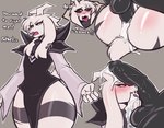 2022 ahegao anal anal_penetration anthro anthro_penetrated asriel_dreemurr_(god_form) balls big_penis black_body black_penis blush bodily_fluids bovid butt caprine clothed clothing cum cum_from_mouth cum_in_ass cum_in_mouth cum_inside cum_vomit dialogue duo ear_piercing ear_ring english_text femboy fur genital_fluids genitals glare goat heart_eyes heart_symbol hi_res instant_loss_2koma long_ears looking_pleasured male male/male male_penetrated male_penetrating male_penetrating_male mammal oro97 penetration penis piercing ring_piercing role_reversal sex simple_background text thick_thighs tongue tongue_out too_fast undertale undertale_(series) white_body white_fur wide_hips