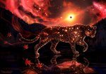 Rating: s
ID: 2446466
Date: 2020-10-13 18:29:13 -0400
Status: active
Score: 13
2020 ambiguous_gender cheetah day detailed_background digital_media_(artwork) eclipse eyebrows eyelashes felid feline feral fur hi_res mammal markings outside paws reflection shalinka sky solo spots spotted_body spotted_fur standing water whiskers post #2446466