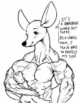 Rating: q
ID: 283352
Date: 2013-01-09 17:46:23 -0500
Status: active
Score: 104
abs anthro biceps black_nose blush breasts dialogue disney duo english_text eyelashes female flat_chested furry_(artist) humor inks kanga kangaroo lol_comments looking_at_viewer macropod male mammal marsupial monochrome mother_(lore) muscular muscular_female nipples nude parent_(lore) red_kangaroo roo_(winnie_the_pooh) simple_background sketch smile solo_focus son_(lore) text vein white_background winnie_the_pooh_(franchise) post #283352