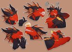 Rating: s
ID: 4892657
Date: 2024-07-02 14:32:43 -0400
Status: active
Score: 20
anthro black_body black_horn black_scales brown_background cheek_spikes dragon duo ear_frill expression_sheet facial_spikes floating_layout frill_(anatomy) head_crest head_frill horn khyaber male multiple_images mythological_creature mythological_scalie mythology open_mouth orange_frill pink_tongue pupils red_body ridged_horn scales scalie simple_background slit_pupils solo spikes spikes_(anatomy) tongue tongue_out yellow_eyes post #4892657