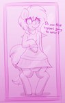 Rating: q
ID: 3579856
Date: 2022-09-21 08:30:23 -0400
Status: active
Score: 82
absurd_res anthro asking asking_for_opinion asking_viewer biped bottomwear clean_diaper clothed clothing clothing_cord czu dialogue diaper diaper_fetish diaper_under_clothing drawstring drawstring_topwear earth_pony english_text equid equine exposed_diaper fan_character female hasbro heart_font heart_symbol hi_res hoodie horse mammal miniskirt my_little_pony naveen_numbers pink_theme pony question semi-anthro skirt solo talking_to_viewer text topwear wearing_diaper yes-no_question post #3579856