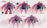 2023 5:3 5_fingers alternative_fashion big_breasts bikini breasts clothed clothing digital_media_(artwork) english_text featureless_feet feet female fingers galarian_corsola galarian_form generation_7_pokemon generation_8_pokemon hi_res humanoid jacket killer_jeans latiar lips nintendo number open_mouth open_smile pokemon pokemon_(species) pokemorph punk regional_form_(pokemon) risa_(latiar) sharp_teeth simple_background smile solo spikes spikes_(anatomy) standing swimwear teeth text topwear toxapex two-piece_swimsuit