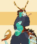 Rating: e
ID: 5602343
Date: 2025-05-27 13:17:15 -0400
Status: active
Score: 29
animal_genitalia anthro antlers big_sheath clothing dragon eastern_dragon forked_tongue genitals green_body hi_res horn hybrid kingparked male mythological_creature mythological_scalie mythology penis presenting presenting_penis reptile scalie sheath snake solo tail theorinth tongue tusks post #5602343