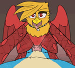 ahegao animated avian bedroom_eyes blush bodily_fluids clothing collar cum cum_in_pussy cum_inside duo female female_penetrated feral fishnet_clothing friendship_is_magic fucked_silly gallus_(mlp) genital_fluids genitals gryphon happy happy_sex hasbro hi_res intraspecies knot knotting looking_pleasured male male/female male_penetrating male_penetrating_female multi_nipple my_little_pony mythological_avian mythological_creature mythology narrowed_eyes nipples no_sound orgasm penetration penile penile_penetration penile_spines penis penis_in_pussy redina seductive sex short_playtime sombird tongue tongue_out vaginal vaginal_fluids vaginal_knotting vaginal_penetration webm