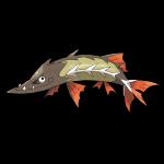 1:1 2019 alpha_channel ambiguous_gender barraskewda black_eyes brown_body brown_scales countershade_face countershading digital_drawing_(artwork) digital_media_(artwork) fangs feral fin fin_frill fish floating frill_(anatomy) full-length_portrait generation_8_pokemon gills light lighting looking_aside looking_away marine markings membrane_(anatomy) multicolored_body multicolored_scales nintendo official_art orange_body orange_membrane orange_scales pokemon pokemon_(species) portrait scales shadow simple_background smile smirk smug snout solo spikes tail tail_fin tan_body tan_countershading tan_scales teeth transparent_background underbite unknown_artist white_body white_markings white_scales