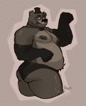 Rating: q
ID: 5570047
Date: 2025-05-13 17:42:43 -0400
Status: active
Score: 46
anthro artist_name bear big_butt bow_tie butt clothed clothing digital_drawing_(artwork) digital_media_(artwork) eyebrows five_nights_at_freddy's freddy_(fnaf) fur gesture gloves handwear hat headgear headwear hi_res looking_at_viewer male mammal mature_male monochrome nipples ryonane scottgames simple_background smile solo suggestive suggestive_gesture suggestive_pose text tongue tongue_out underwear ursine post #5570047