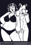 anthro asriel_dreemurr blush boss_monster_(undertale) bottomless catty_(undertale) clothed clothed/nude clothed_female clothing digital_media_(artwork) dracozhilla duo embarrassed erection felid feline female femboy freckles genitals hi_res hoodie hoodie_only humanoid humiliation male male/female mammal nude penis penis_humiliation size_difference skinny slightly_chubby small_penis small_penis_appreciation small_penis_humiliation smile topwear topwear_only undertale undertale_(series) underwear