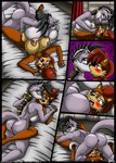 2024 69_position anthro anthro_on_anthro archie_comics bed berty-j-a big_breasts black_hair black_sclera blue_eyes blush bodily_fluids breast_play breast_squish breast_suck breasts breasts_frottage brown_body brown_fur canid canine canis chipmunk comic cunnilingus duo female female/female fur furniture genitals grabbing_bedding grey_body grey_fur ground_squirrel hair hi_res interlocked_fingers kissing long_hair looking_pleasured lupe_the_wolf mammal mohawk nipples nude nude_anthro nude_female oral pink_eyes pink_nipples possession pussy red_hair rodent saliva sally_acorn sciurid sega sex sharp_teeth sonic_the_hedgehog_(archie) sonic_the_hedgehog_(comics) sonic_the_hedgehog_(series) squish sucking teeth tongue tongue_out vaginal wolf