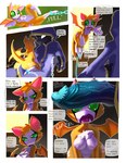 absurd_res anthro bat border breasts comic contract creepy_smile cuff_(restraint) deadlocked dialogue duo dust:_an_elysian_tail english_text female fidget_(elysian_tail) fur genitals green_eyes greeting hi_res imminent_oral imminent_rape imminent_sex male male/female mammal mind_control moonblood nimbat nipples nude orange_body orange_fur penis pussy restraints sereth shackles smile speech_bubble text unusual_anatomy unusual_genitalia unusual_penis white_border