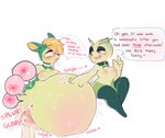 anthro balls belly big_balls big_belly big_penis blonde_hair blush bodily_fluids breasts celebi choker clothing collar cum cum_in_pussy cum_inflation cum_inside cum_splatter deer deerling dialogue disembodied_penis english_text excessive_cum excessive_genital_fluids extreme_inflation female female_penetrated fucked_silly generation_2_pokemon generation_5_pokemon genital_fluids genitals glorp group hair heart_after_text heart_symbol hi_res huge_belly hyper hyper_belly impregnation inflation insect_wings internal jewelry lactating legendary_pokemon legwear looking_pleasured male male/female male_penetrating male_penetrating_female mammal milk moan multiple_ova necklace nintendo nipples nude onomatopoeia open_mouth orgasm orgasm_face ovum ovum_with_heart penetration penile penile_penetration penis penis_in_pussy pokemon pokemon_(species) raikissu rubbing sex simple_background slosh sloshing_belly sound_effects speech_bubble sperm_cell splurt stacked_impregnation stockings summer_deerling text text_emphasis text_with_heart thick_thighs thigh_highs underline vaginal vaginal_penetration wide_hips wings