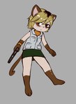 Rating: s
ID: 5450623
Date: 2025-03-23 03:17:02 -0400
Status: active
Score: 30
3_toes alternate_species amber_eyes anthro armband barefoot blonde_hair bottomwear breasts clothing e254e feet female freckles gloves_(marking) gun hair handgun heather_mason_(silent_hill) hi_res konami leg_markings markings miniskirt pistol pointy_ears prick_ears ranged_weapon silent_hill skirt socks_(marking) solo toes topwear vest weapon post #5450623