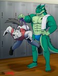 Rating: q
ID: 4034960
Date: 2023-05-05 21:14:36 -0400
Status: active
Score: 47
absurd_res alligator alligatorid anthro backcat black_clothing black_footwear black_shoes blue_clothing blue_underwear bottomwear bulge bully bullying butt canid canine canis clothing crocodilian denim denim_bottomwear denim_clothing dragon dress_shoes duo earl_polar footwear fox fur furred_dragon furred_scalie gabiruweee green_body green_scales grey_body grey_fur hanging_wedgie hi_res humiliation hybrid jeans locker_room male male/male mammal muscular muscular_male mythological_creature mythological_scalie mythology outfit_change pants purple_clothing purple_underwear raised_arms red_clothing red_shirt red_topwear reptile scales scalie scared shirt spread_legs spreading standing stretching strong_scales tail teeth_showing thong topwear underwear wedgie wolf wrestling post #4034960