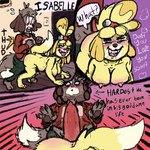 1:1 animal_crossing animal_genitalia animal_penis anthro breasts brother_(lore) brother_and_sister_(lore) canid canine canine_genitalia canine_penis canis clothed clothing comic dialogue digby_(animal_crossing) domestic_dog duo english_text female foxvomitarts genitals hi_res incest_(lore) isabelle_(animal_crossing) male male/female mammal multi_nipple nintendo nipples nude partially_clothed penis shih_tzu sibling_(lore) sister_(lore) stated_incest text toy_dog twincest_(lore) twins_(lore)