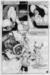 1997 anthro christmas comic deer dialogue english_text female greyscale group holidays inside james_m_hardiman male mammal mephitid monochrome natasha_(jmh) new_world_deer onyx_(jmh) outside reindeer skunk snow text the_night_before_christmas