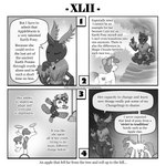 1:1 antennae_(anatomy) apple_bloom_(mlp) applejack_(mlp) arthropod clothing comic costume cutie_mark dialogue english_text female friendship_is_magic hasbro hi_res insect lepidopteran monochrome moth my_little_pony queen_chrysalis_(mlp) text url vavacung