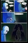 absolutedream absurd_res animated_skeleton bone comic dialogue digital_media_(artwork) electronics english_text flashlight gaster hi_res memories not_furry papyrus_(undertale) phone sans_(undertale) silhouette skeleton solo text undead undertale undertale_(series)