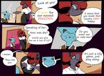 absurd_res anthro comic dewott english_text fattmana female generation_5_pokemon hi_res male mating_hotel nintendo pokemon pokemon_(species) text zoroark